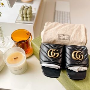 Gucci Antique double G Jolie Slide Sandal